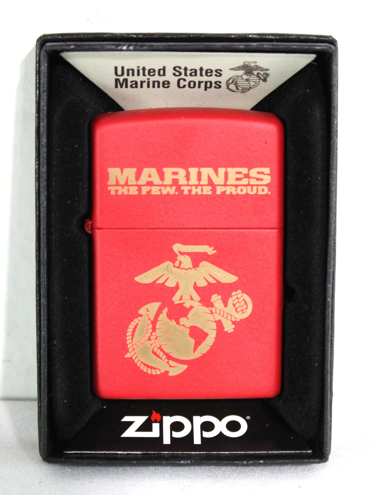 U.S. Marine Corps Marines Themed Zippo in Box: In-house shipping available.