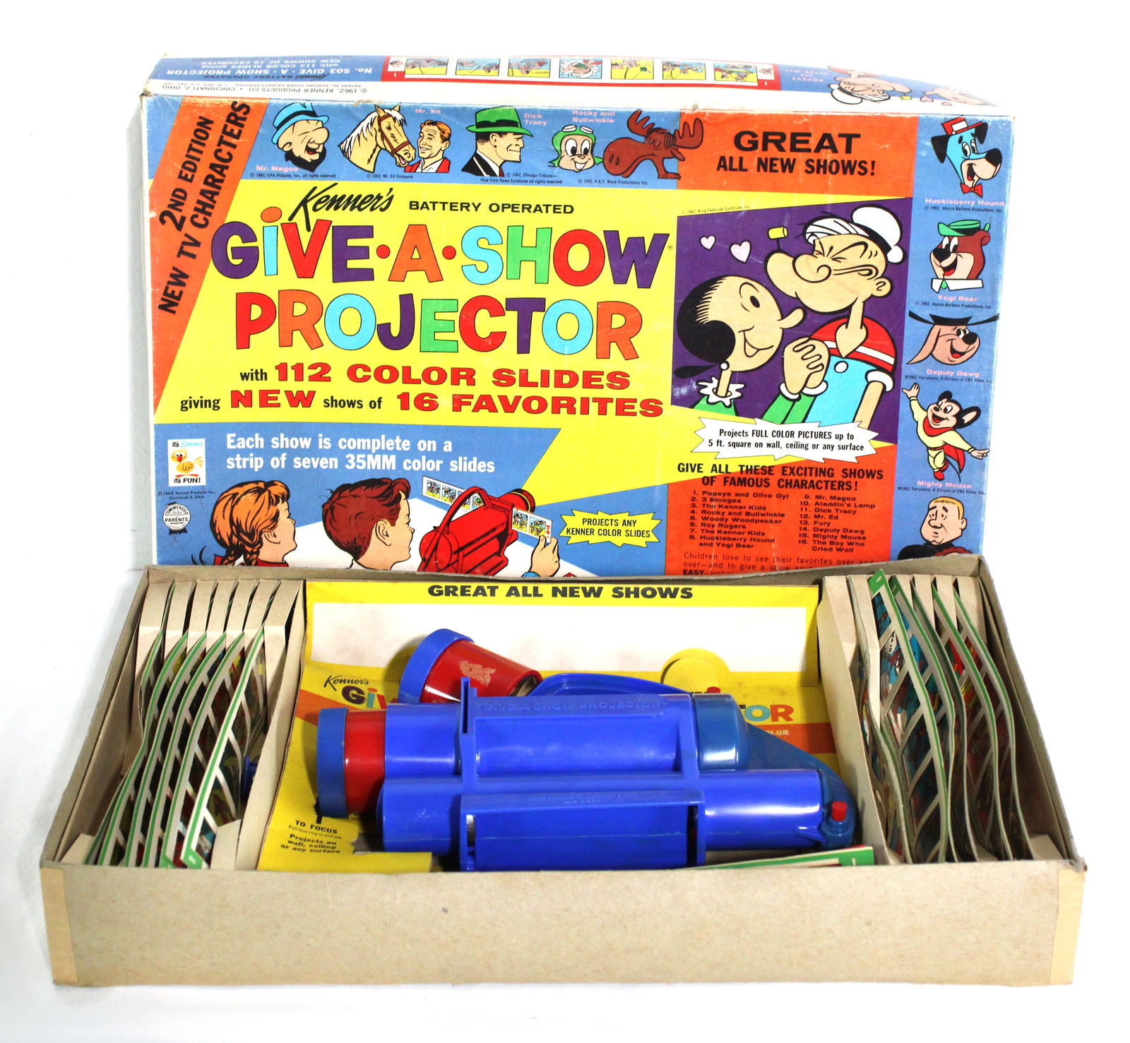 Kenner Give-A-Show Projector in Box: In-house shipping available.