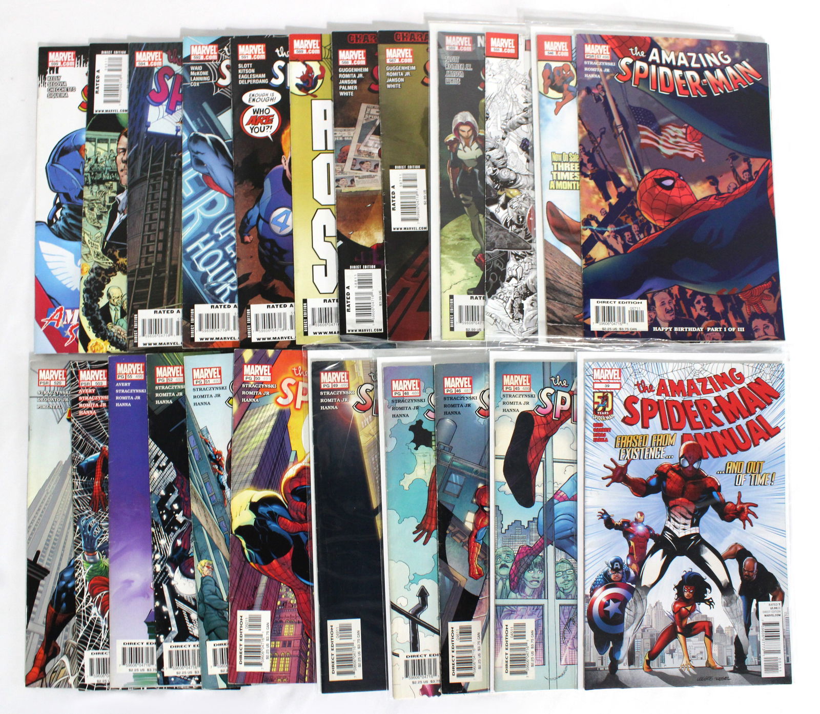 Marvel The Amazing Spider-Man Vol. 2 Mix Lot: Total of 23 Issues. Assorted issues. Varying conditions. In-house shipping available.