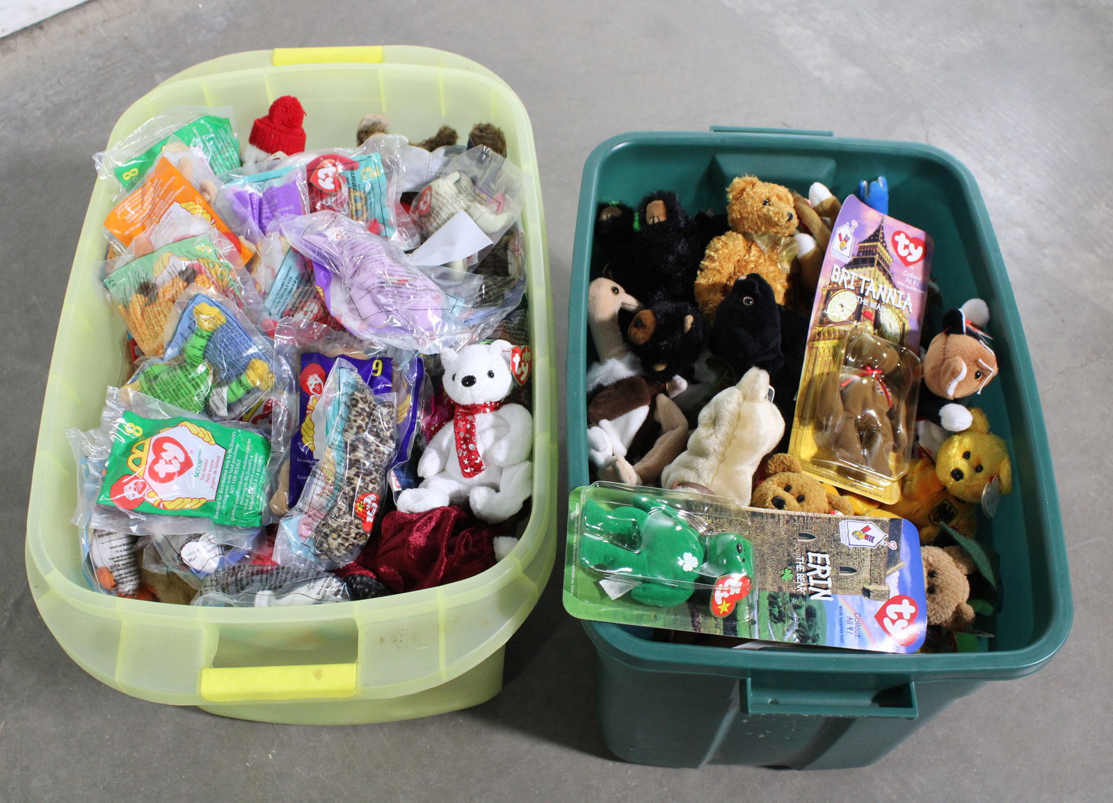 Large Lot of Beanie Babies incl. McDonalds Prizes: In-house shipping available.