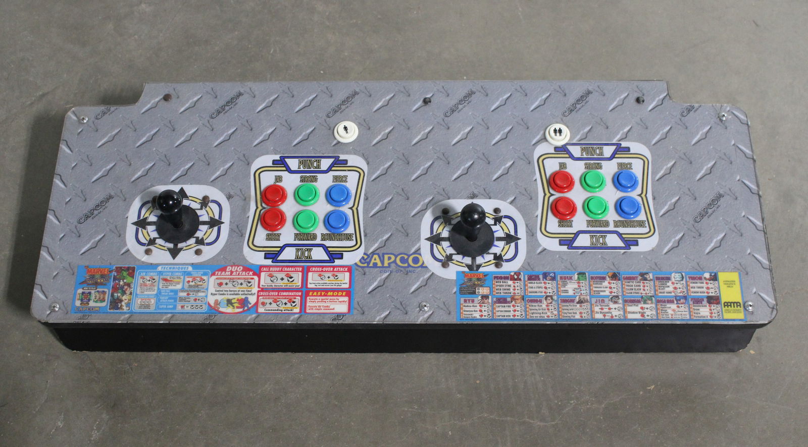Capcom Marvel Vs. X-Men Arcade Game Control Panel: This item requires third-party shipping or pickup arrangements to be made.