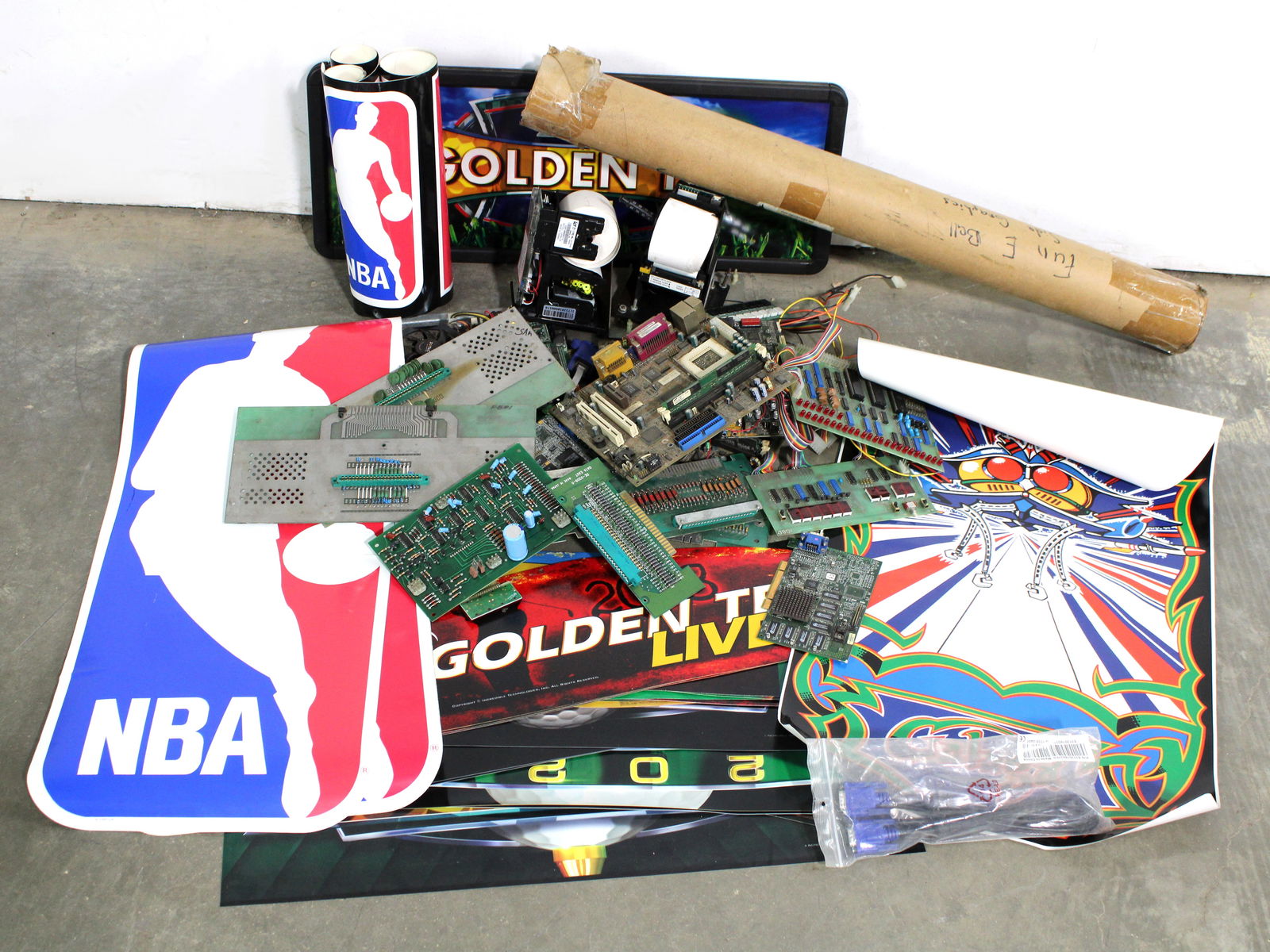 Arcade Parts incl. Golden Tee, NBA, Galaga: This item requires third-party shipping or pickup arrangements to be made.