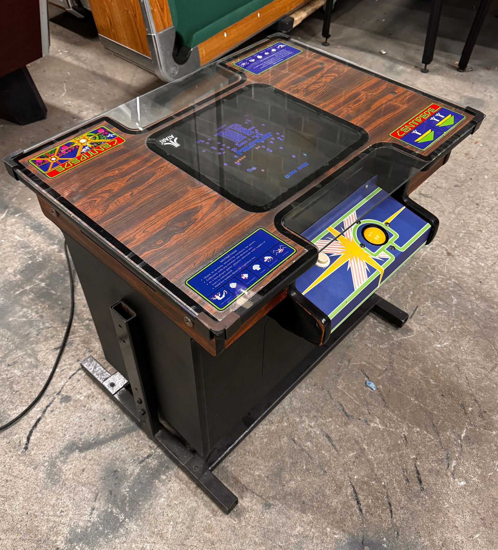 Atari Centipede Cocktail Arcade Game - 2