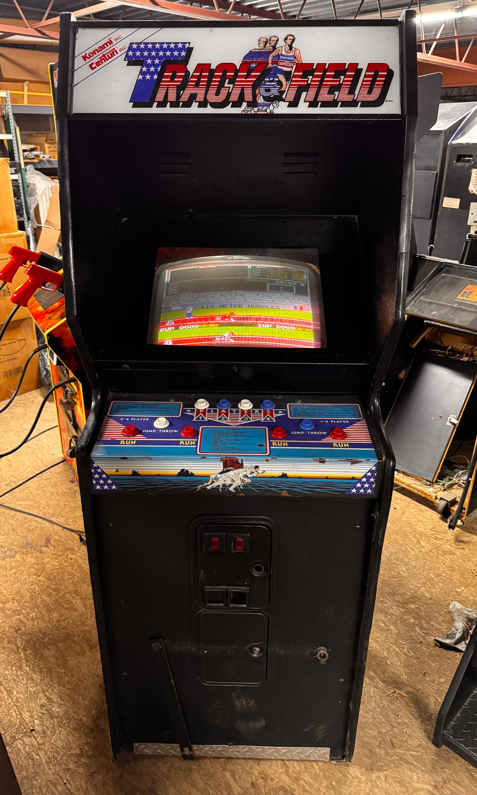 Konami Track & Field Arcade Game (1 of 5)