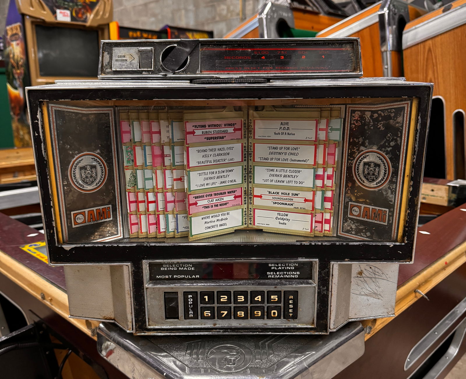 Rowe AMI Coin Op Wallbox: ***This is a remote auction in Sewell, New Jersey. Pickup or third-party shipping is required on this item. A list of suggested shippers can be found in the terms of this auction and on our website. P