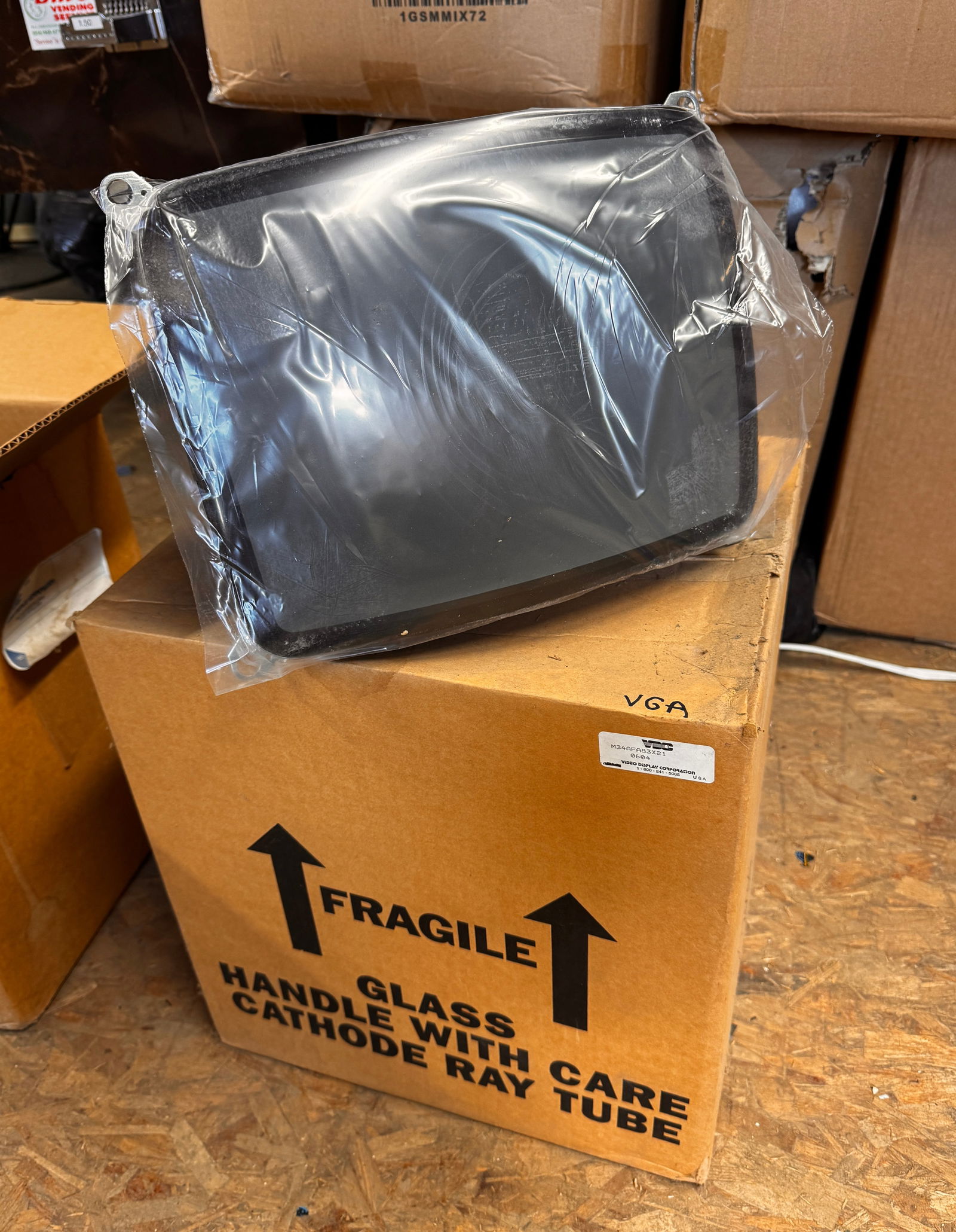 NOS VGA 13" Monitor in Box, Lot 2: ***This is a remote auction in Sewell, New Jersey. Pickup or third-party shipping is required on this item. A list of suggested shippers can be found in the terms of this auction and on our website.