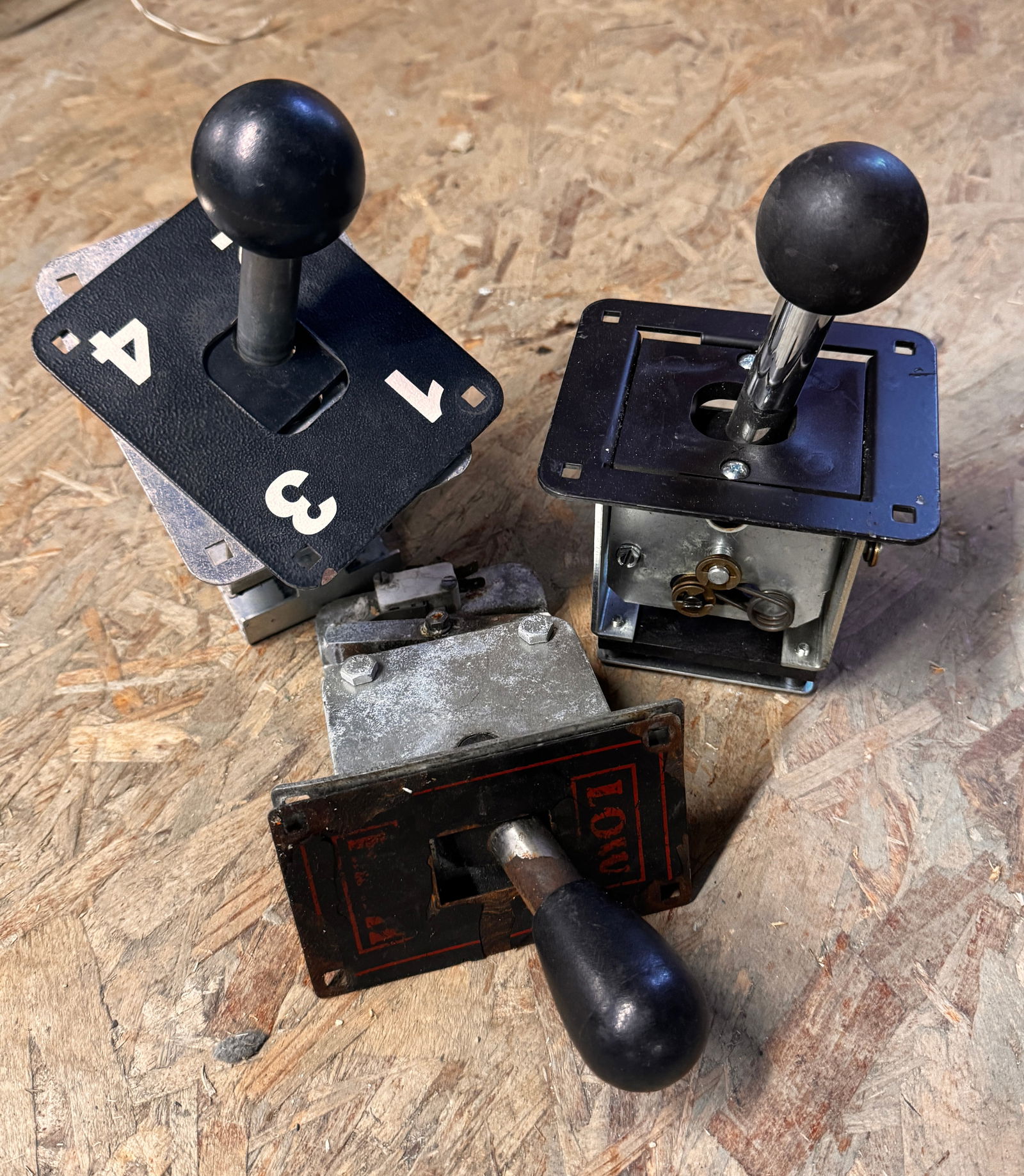 Joysticks for Sit Down Racing Arcades: **In-house shipping available. Please reach out to auction house prior to pickup day if you are needing this item shipped.