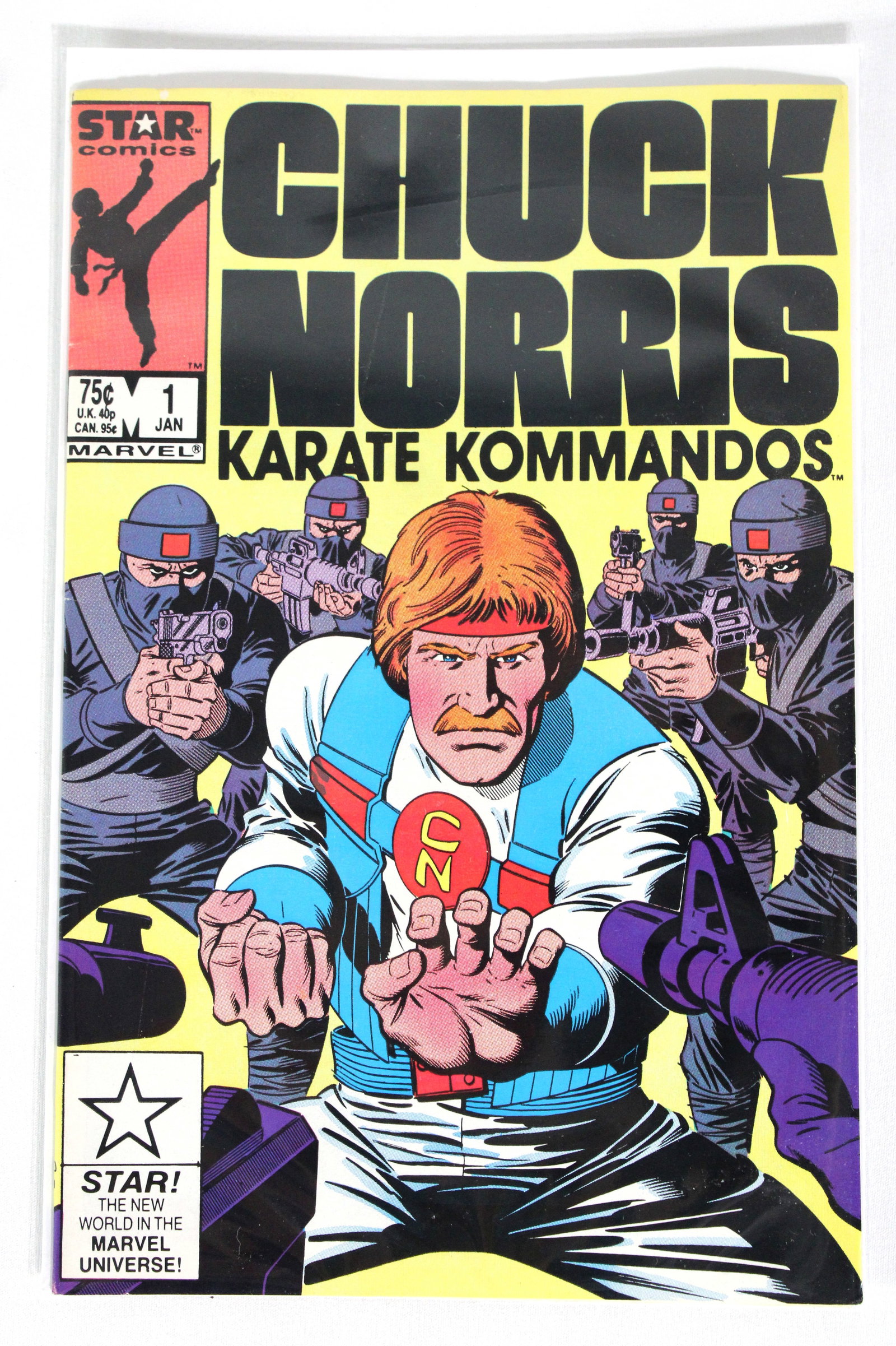 Marvel / Star Comics Chuck Norris Karate Kammandos, Issue 1: Bagged and boarded. In-house shipping available.