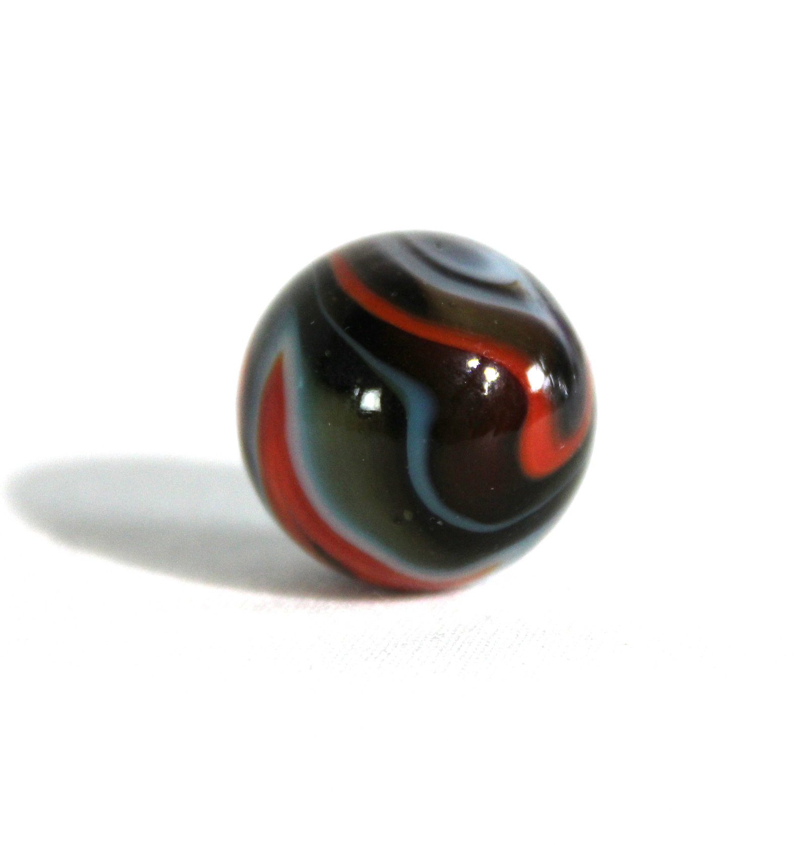 Peltier Multicolor Swirl Marble, 23/32" Mint: In-house shipping available.