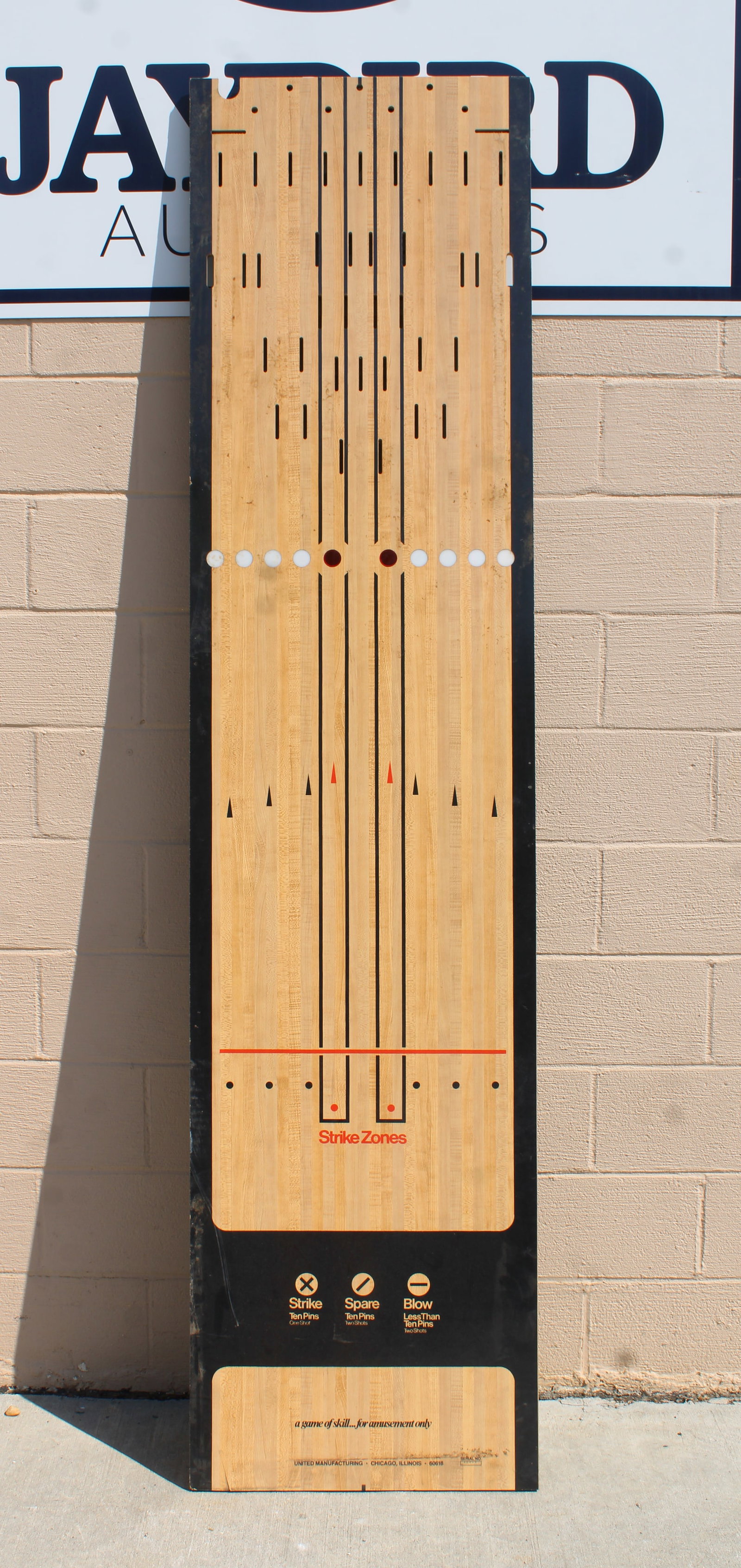 Shuffle Alley Lane: This item requires third-party shipping or pickup arrangements to be made. Dimensions: 95 x 23 x1