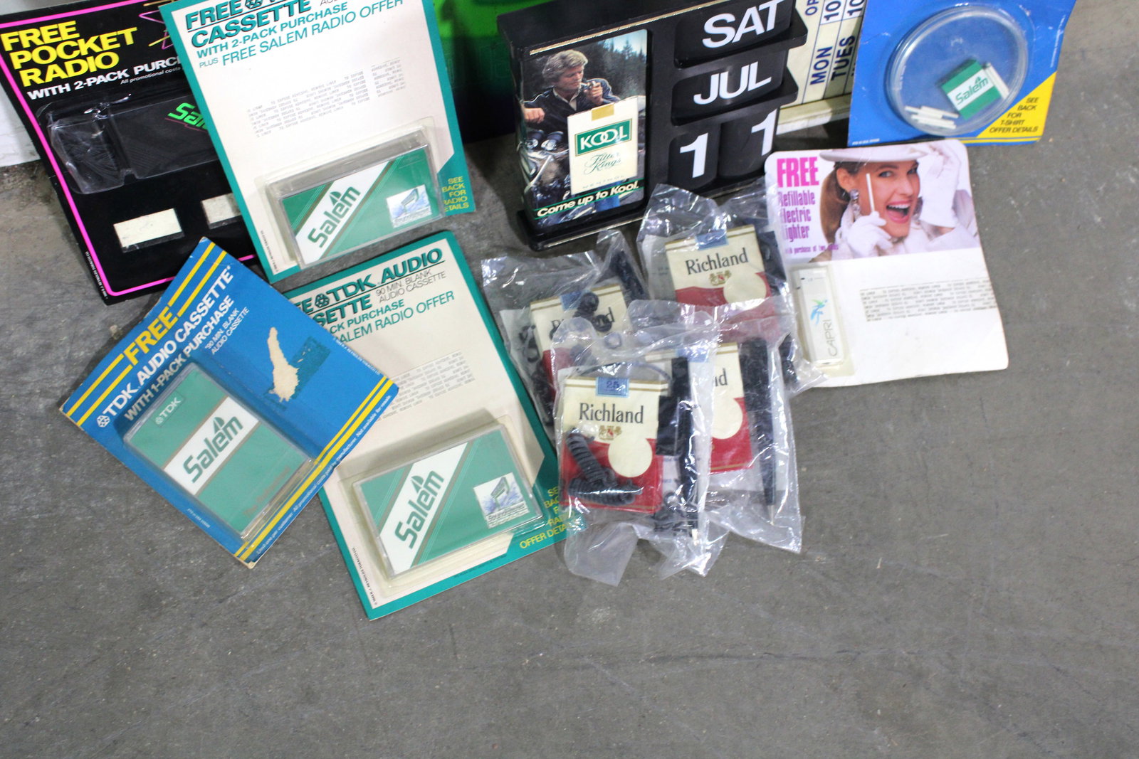 Cigarette Promotional Items / Signs - 2