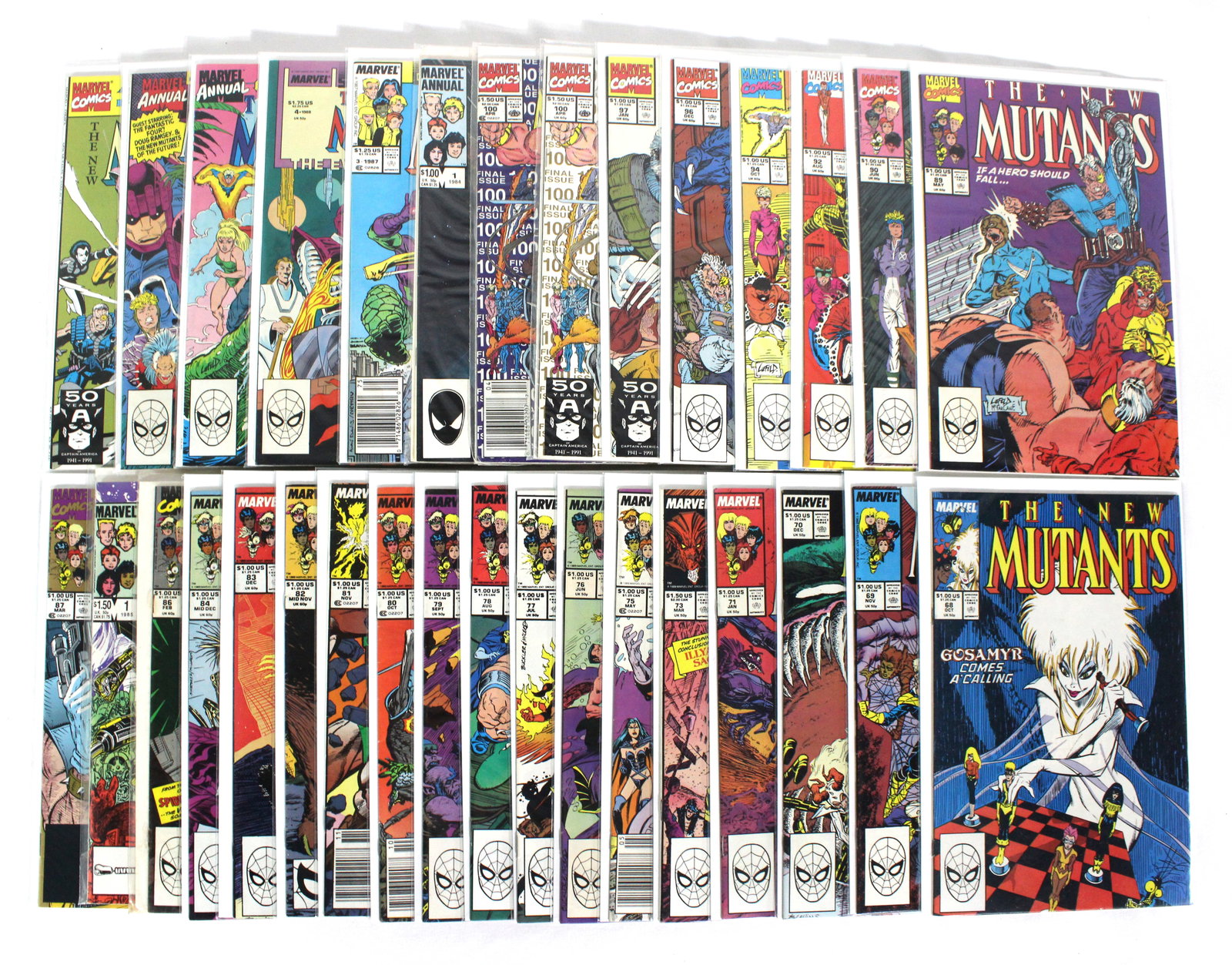 Marvel Comics New Mutants Comic Books (1 of 1)