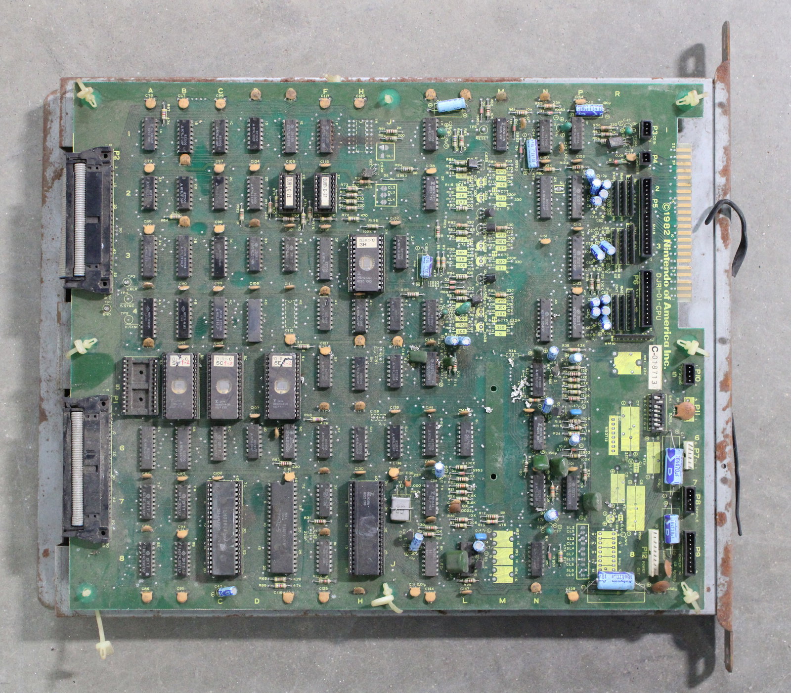 Nintendo Donkey Kong Junior Arcade Game Boardset: Untested. In-house shipping available.