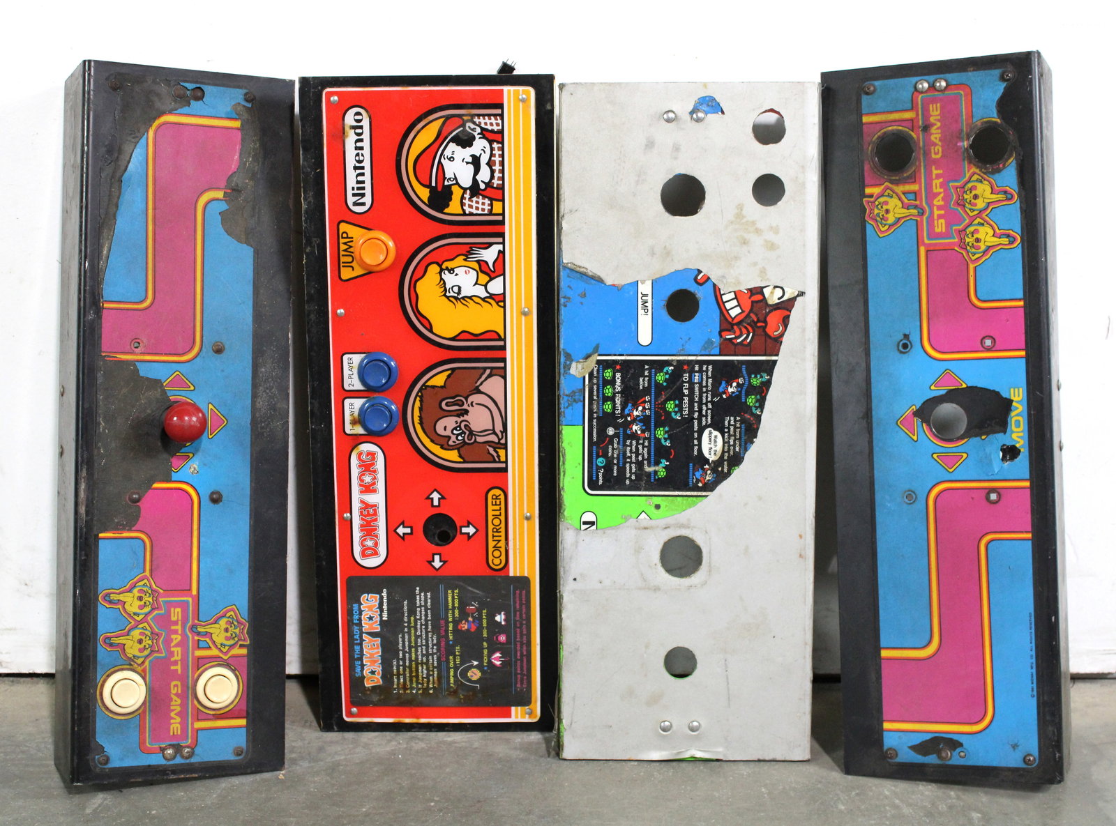Arcade Control Panels incl. Donkey Kong (1 of 2)