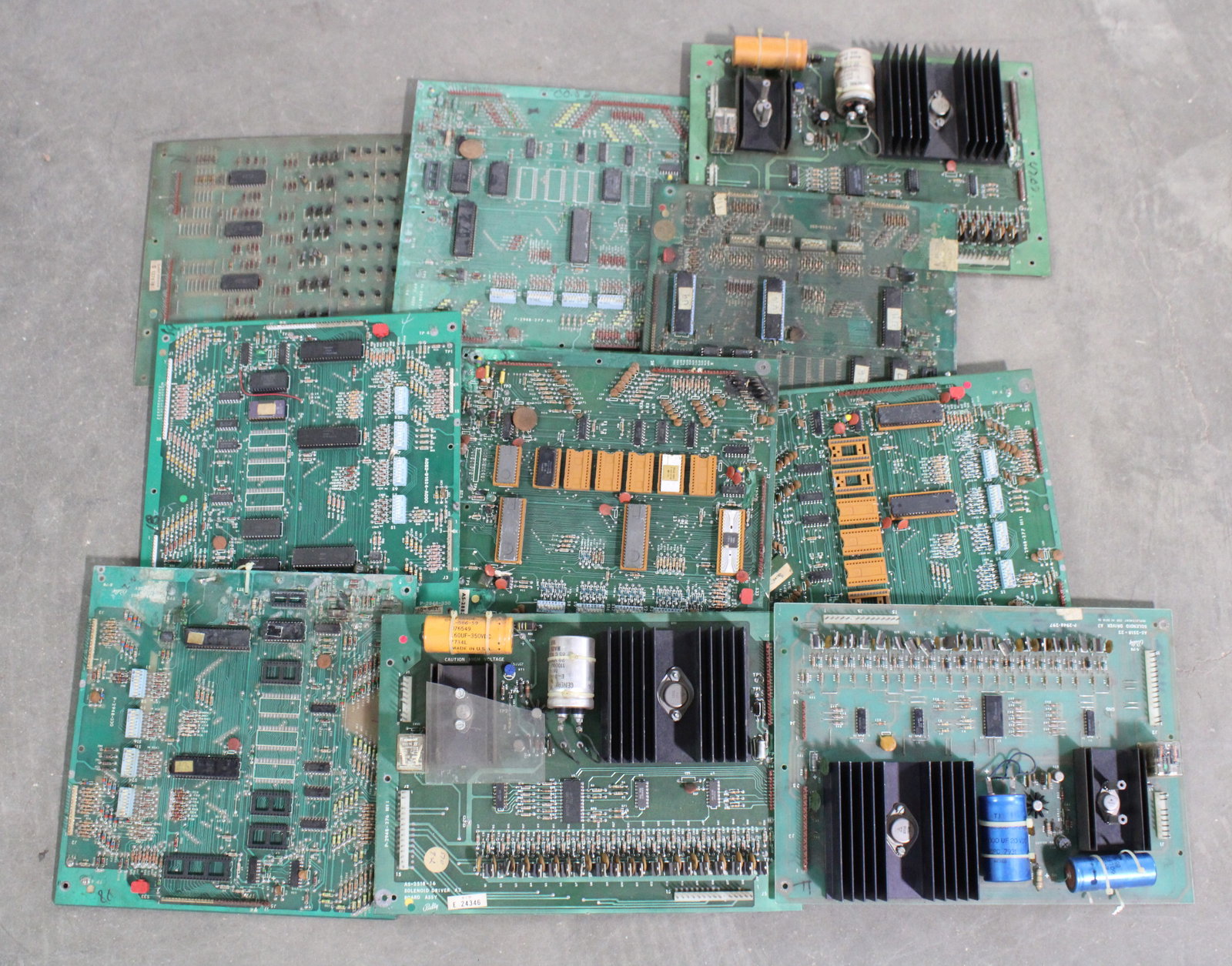 Bally Pinball Boards, Parts or Repair: Total of 10 boards. In-house shipping available.