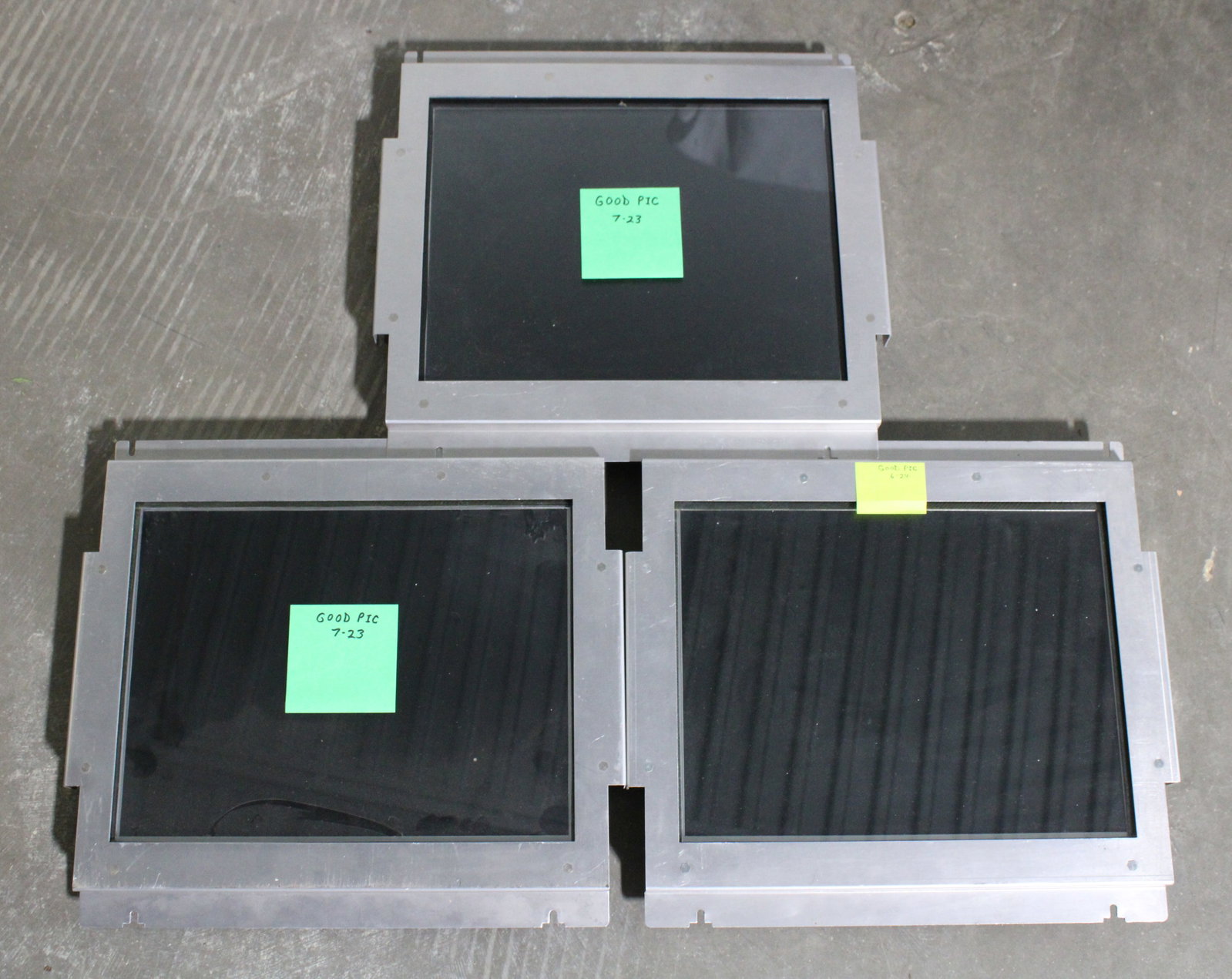Flat Screen 15" Monitors for Arcade: Total of 3. This item requires third-party shipping or pickup arrangements to be made.