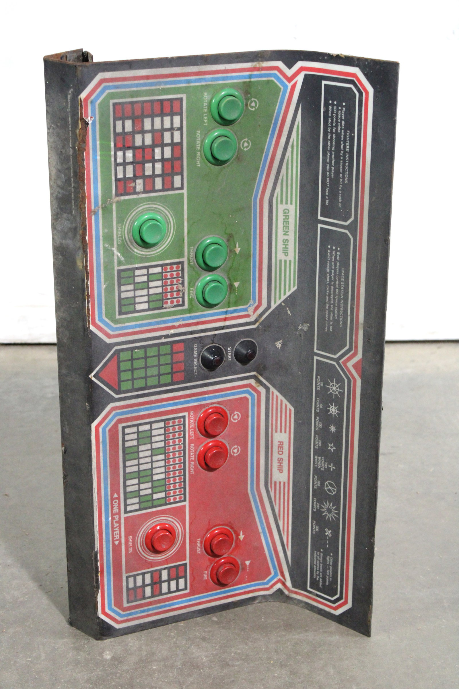 Atari Space Duel Arcade Game Control Panel: This item requires third-party shipping or pickup arrangements to be made.