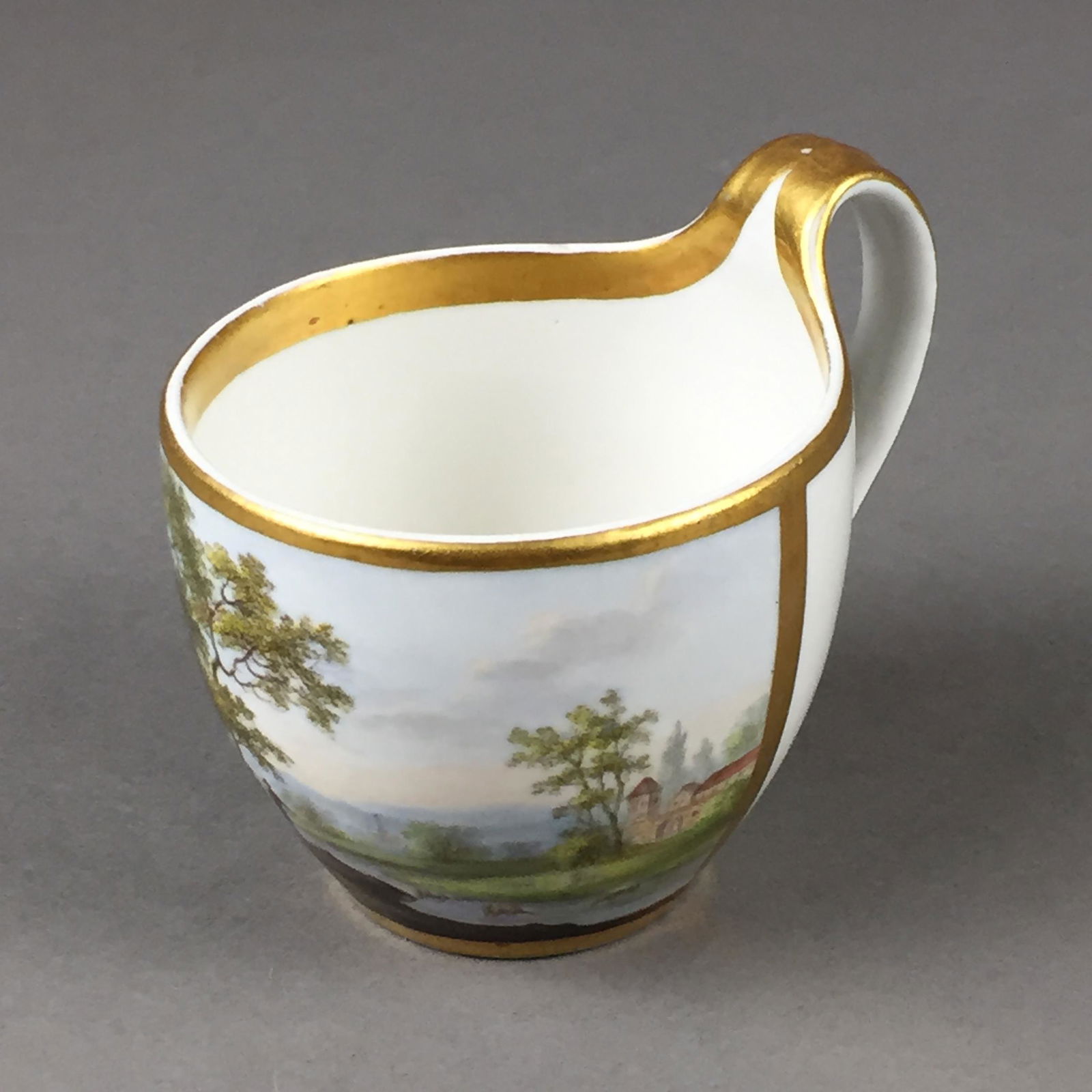 Ansichtstasse Fürstenberg - 19. Jh., Porzellan, (1 of 7)