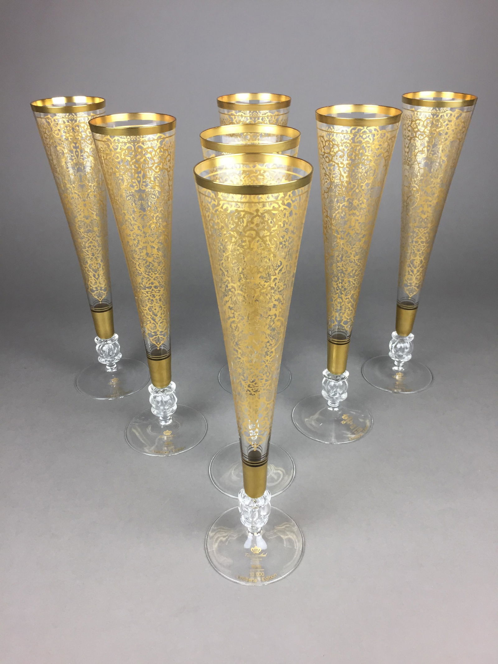 Sieben Sektgläser - Theresienthal, Bavaria, (1 of 9)