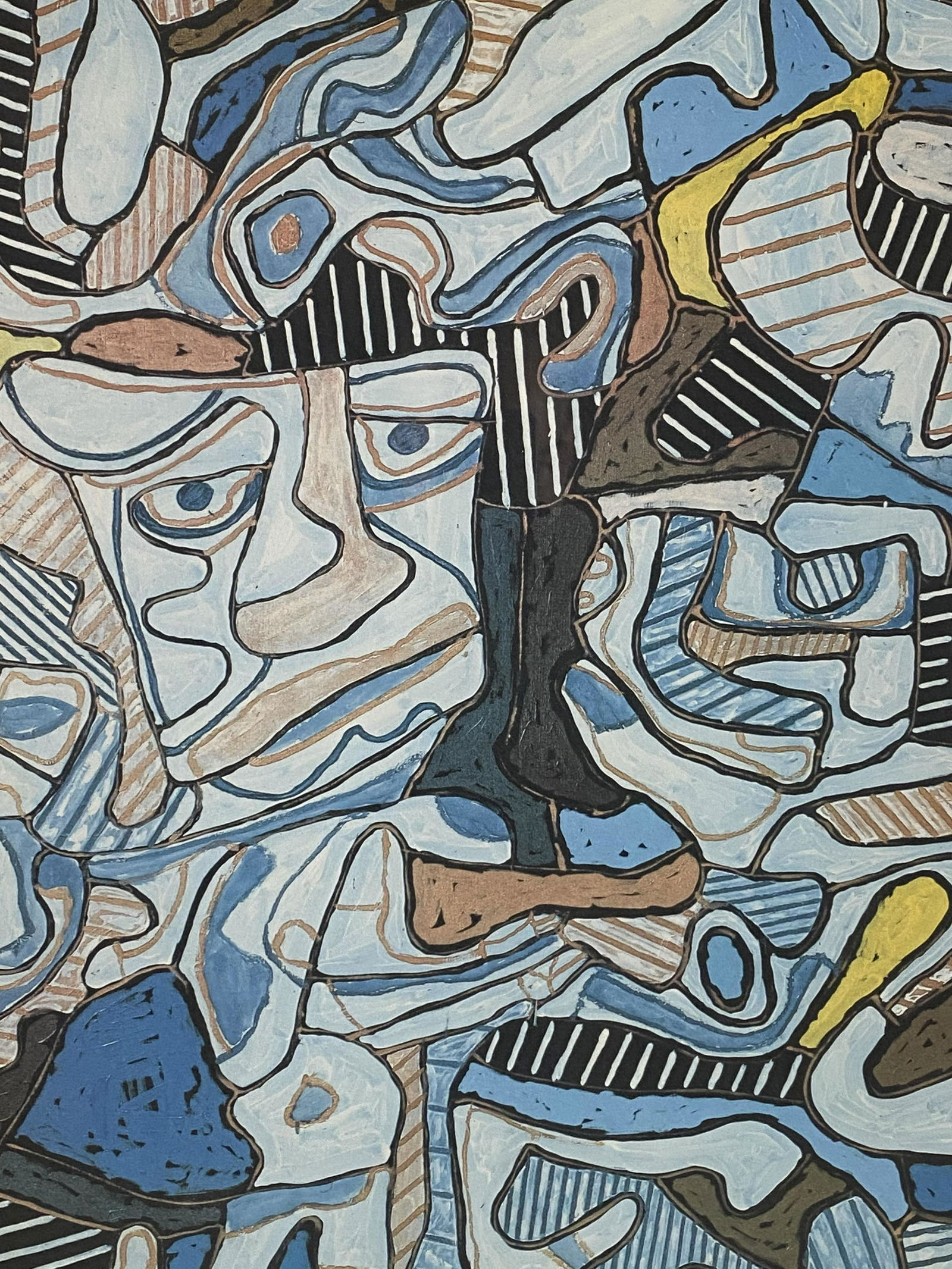 Dubuffet, Jean (1901 Le Havre- 1985 Paris) - "Mires", (1 of 2)
