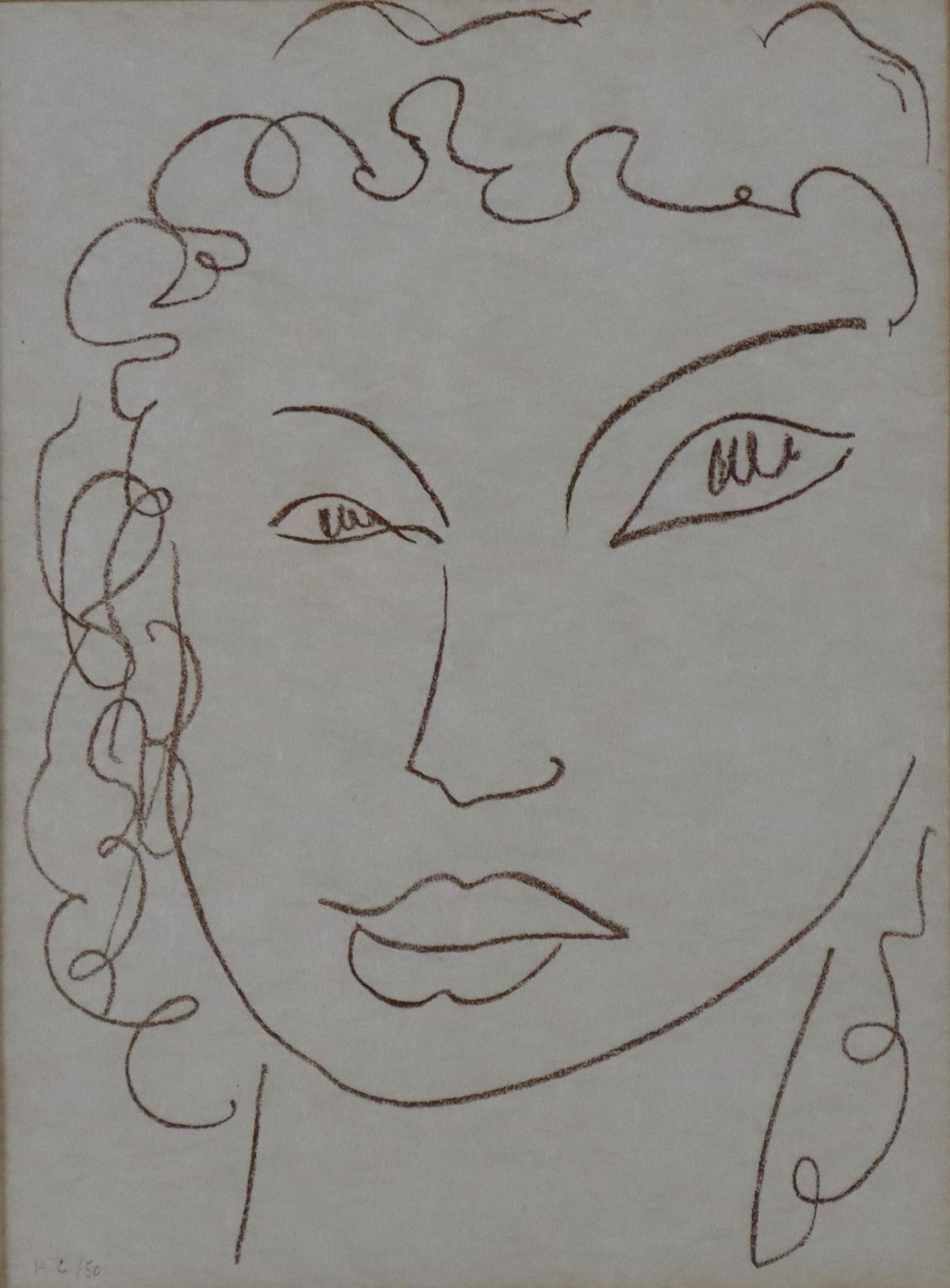 Matisse, Henri (1869-1954) - Damenportrait, (1 of 2)