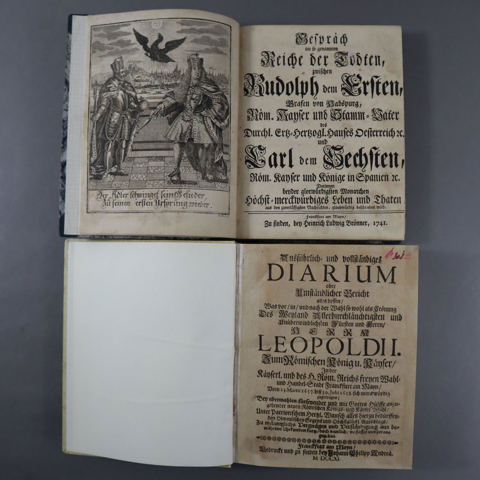 Konvolut Bücher -  2-tlg, 1x Fassmann, David (wohl) - "Gespräch im so genannten Reiche der (1 of 11)
