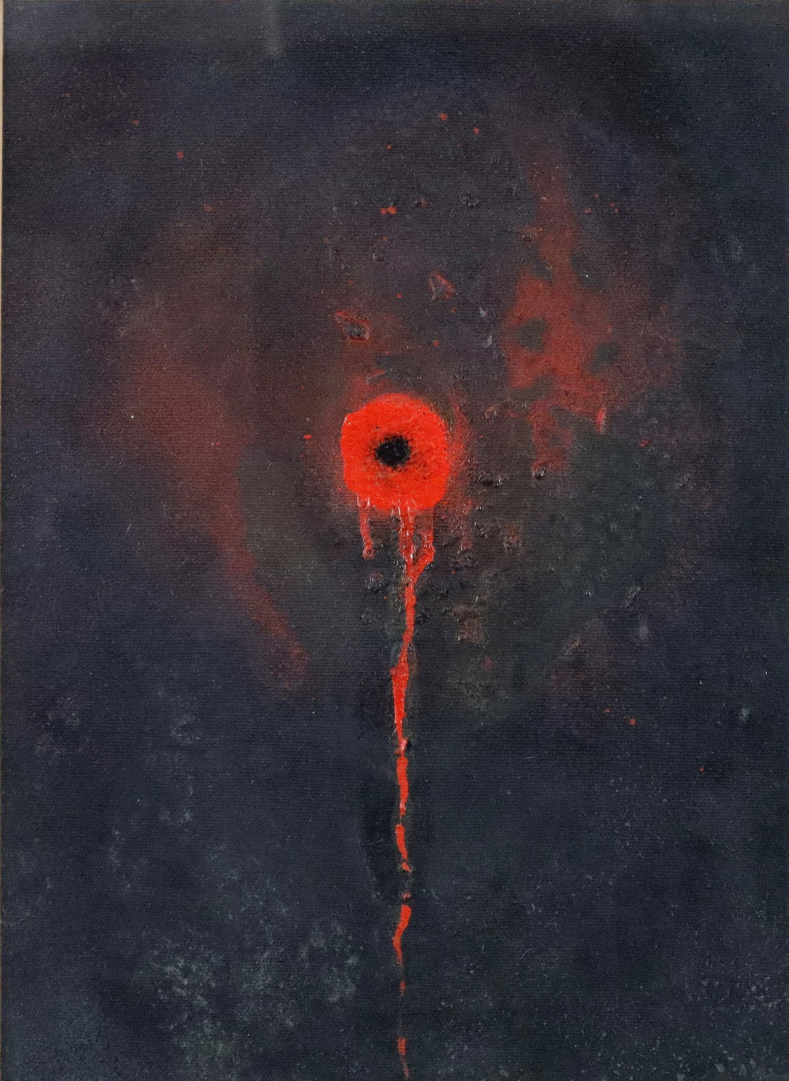 Unbekannte/r Künstler/in - Abstrakte Komposition im Stil von Otto Piene (1928 Laasphe - 2014: Unbekannte/r Künstler/in - Abstrakte Komposition im Stil von Otto Piene (1928 Laasphe - 2014 Berlin), Mischtechnik, unsigniert, im Passepartout unter Glas gerahmt, Sichtmaße: 40 x 29 cm, Ges