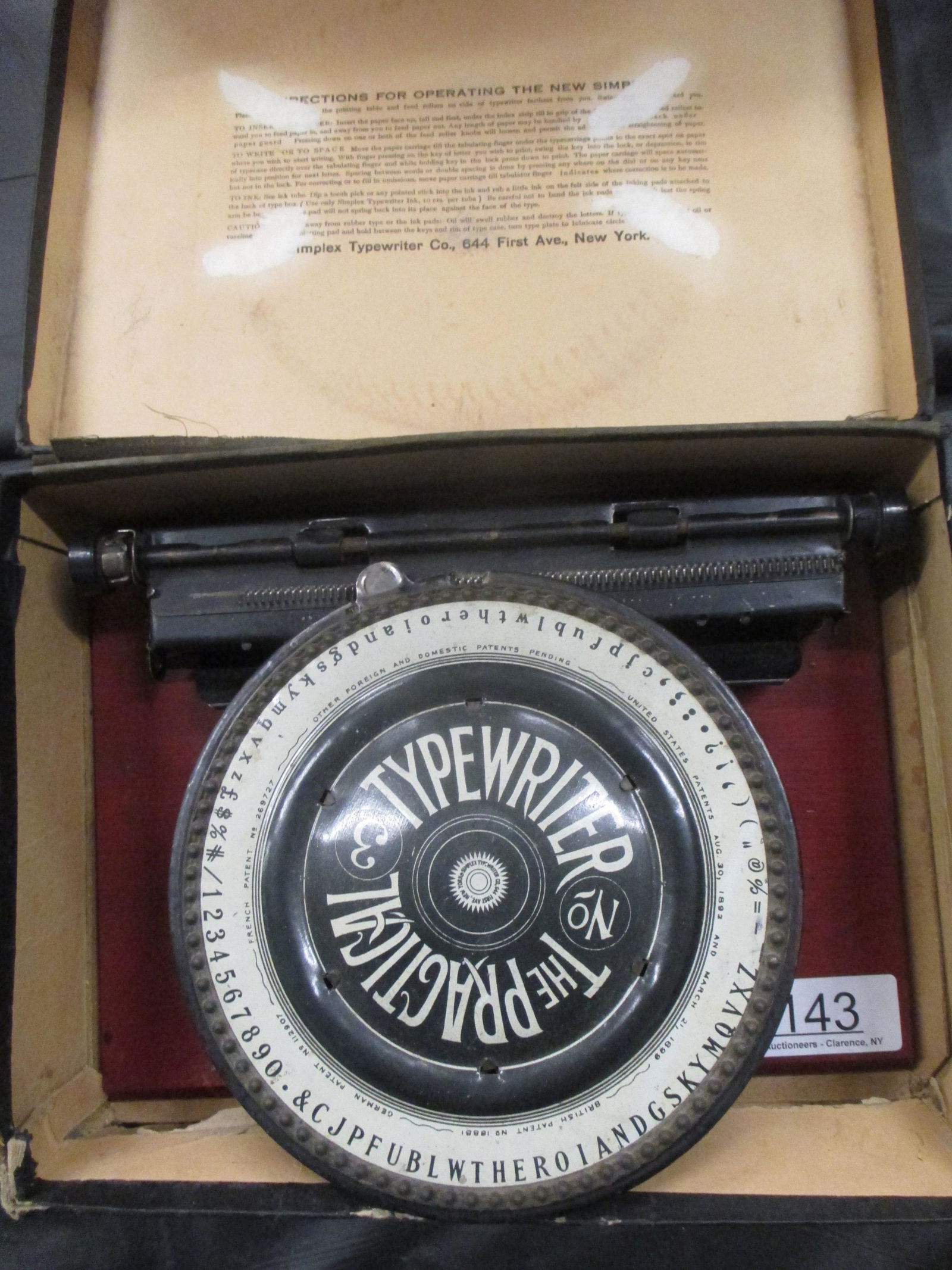 SIMPLEX PRACTICAL NO 3 TYPEWRITER (1 of 5)
