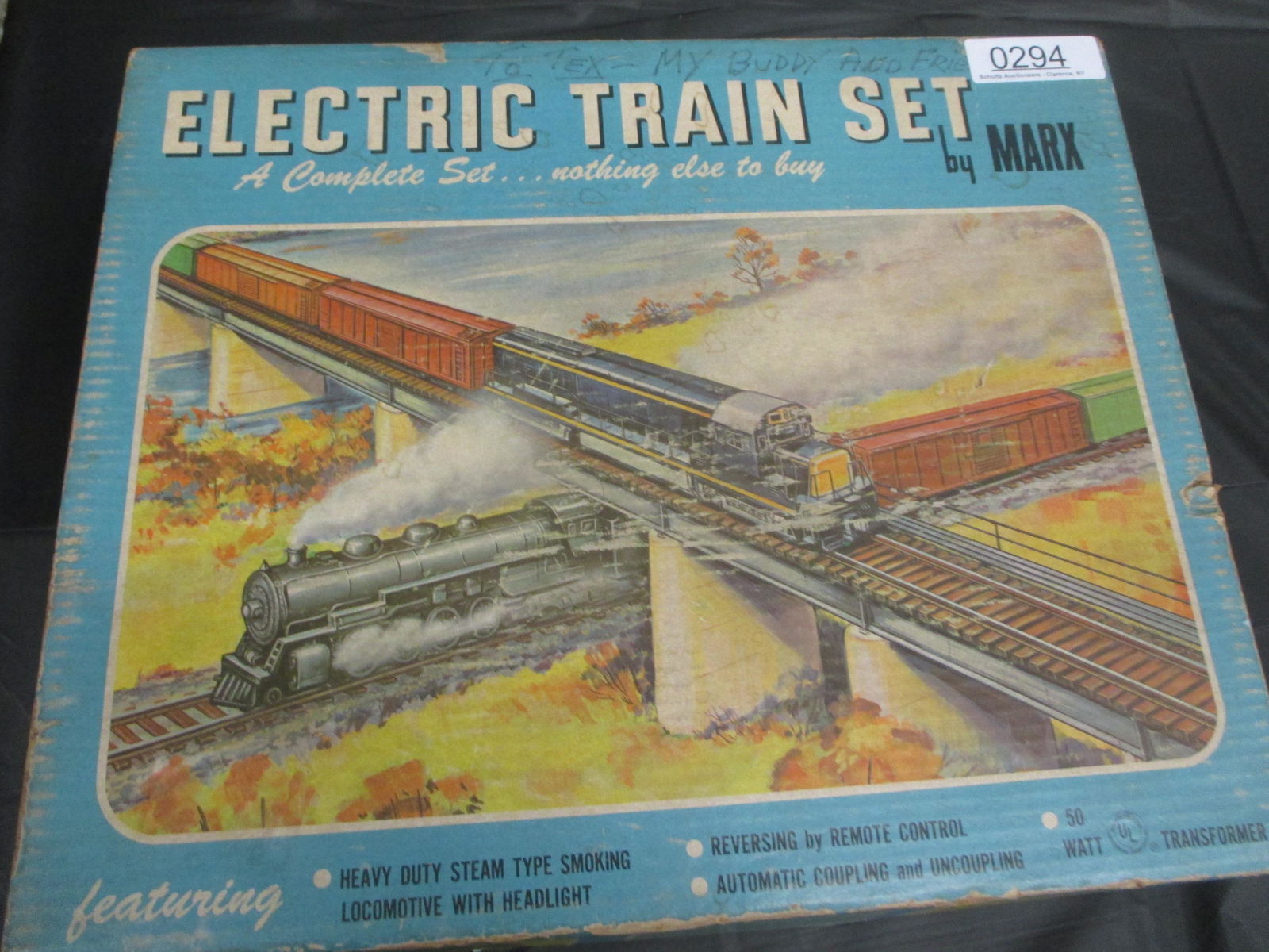 marx electric train set