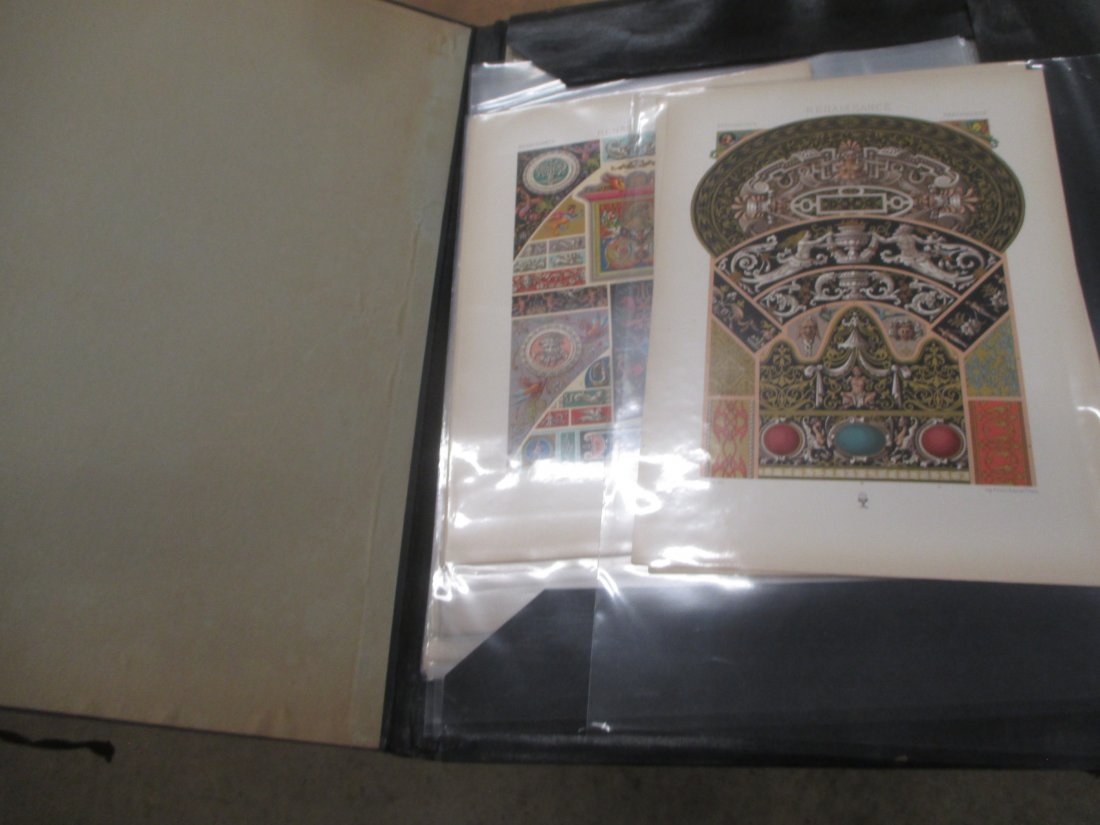 PORTFOLIO OF COLORED PRINTS MARKED PARIS (1 of 4)