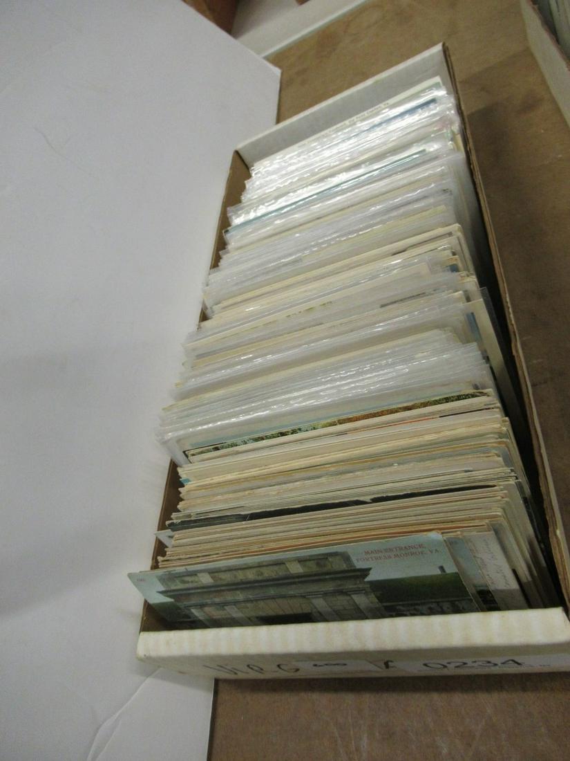 APPROX. 600 POSTCARDS FROM VIRGINIA: APPROX. 600 POSTCARDS FROM VIRGINIA, VARIOUS VIEWS INCLUDING NORFOLK, MT VERNON, AND ARLINGTON