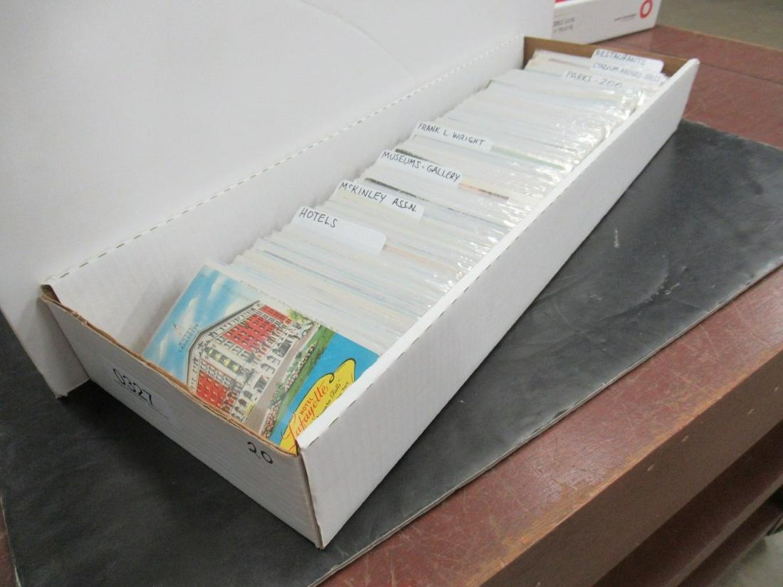 APPROX. 600 POSTCARDS OF BUFFALO, NEW YORK: APPROX. 600 POSTCARDS OF BUFFALO N.Y. INCL HOTELS, MUSEUMS, PARKS, ETC