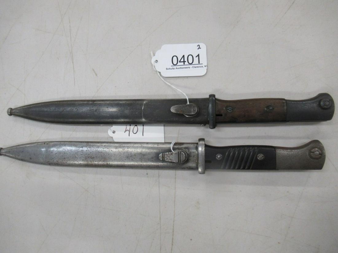 GERMAN WWII 584/98 BAYONET WKC WAFFEN MARKED, ETC: GERMAN WWII 584/98 BAYONET WKC WAFFEN MARKED, K98 BAYONET E PACK