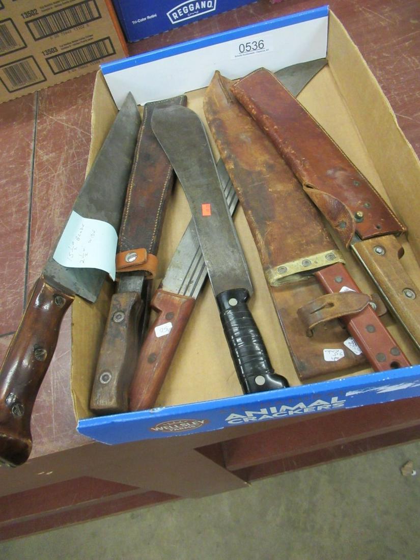 6 MISC. MACHETE'S: 6 MISC. MACHETE'S