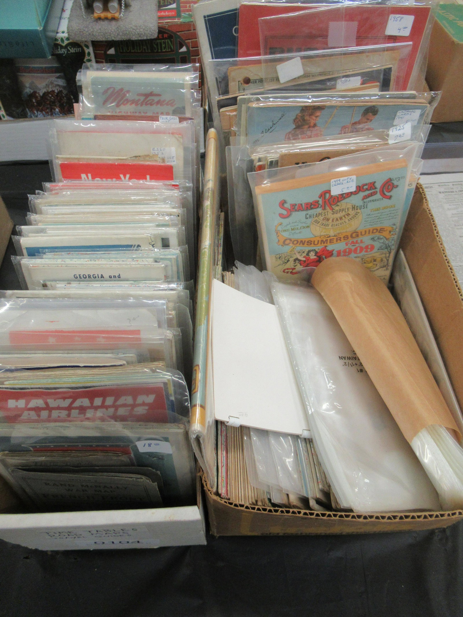 Group of Road Maps and Almanacs, Etc: Group of Road Maps and Almanacs, Etc