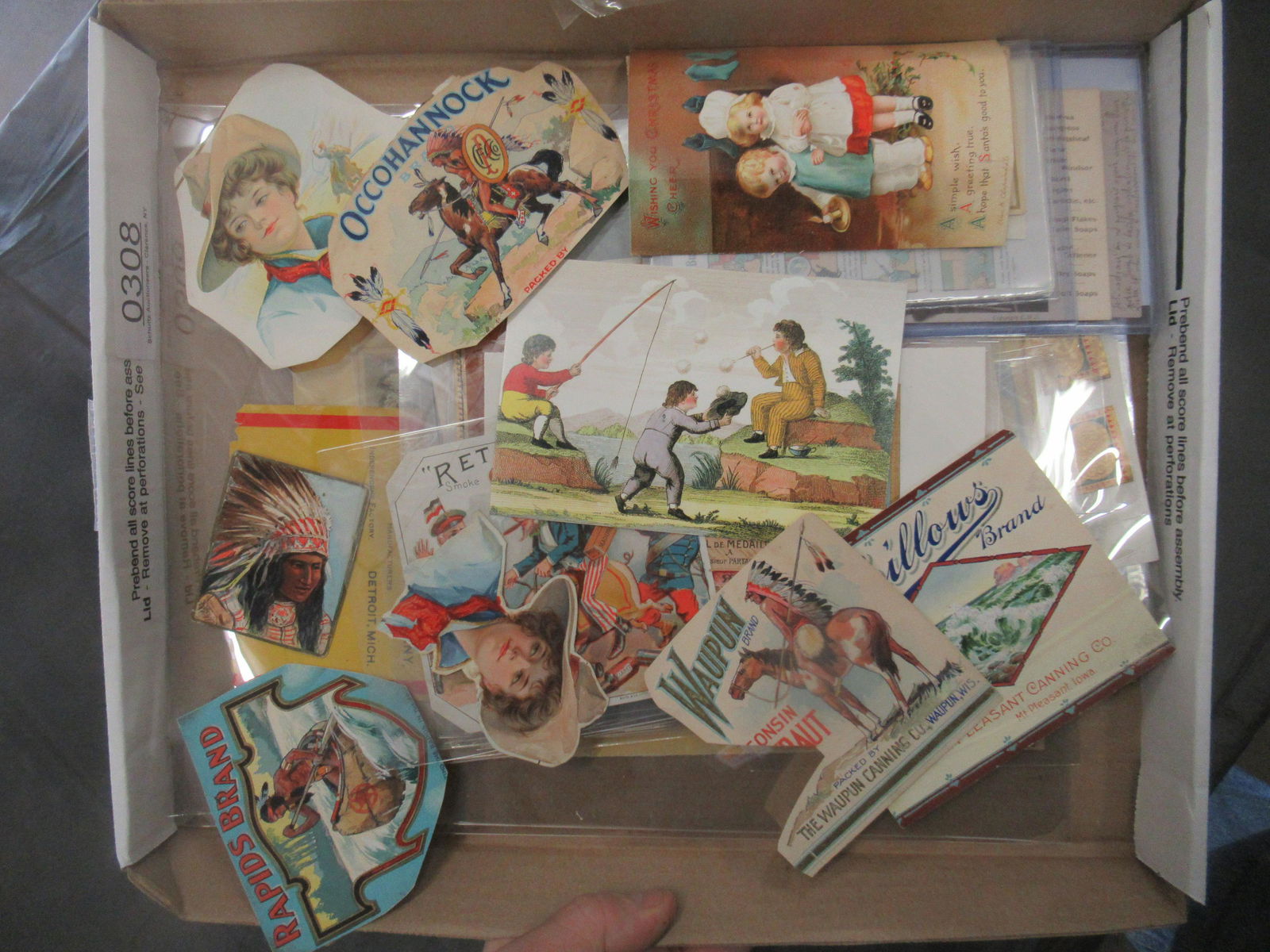 Advertising and Cigar Labels, Trade Cards: Advertising and Cigar Labels, Trade Cards