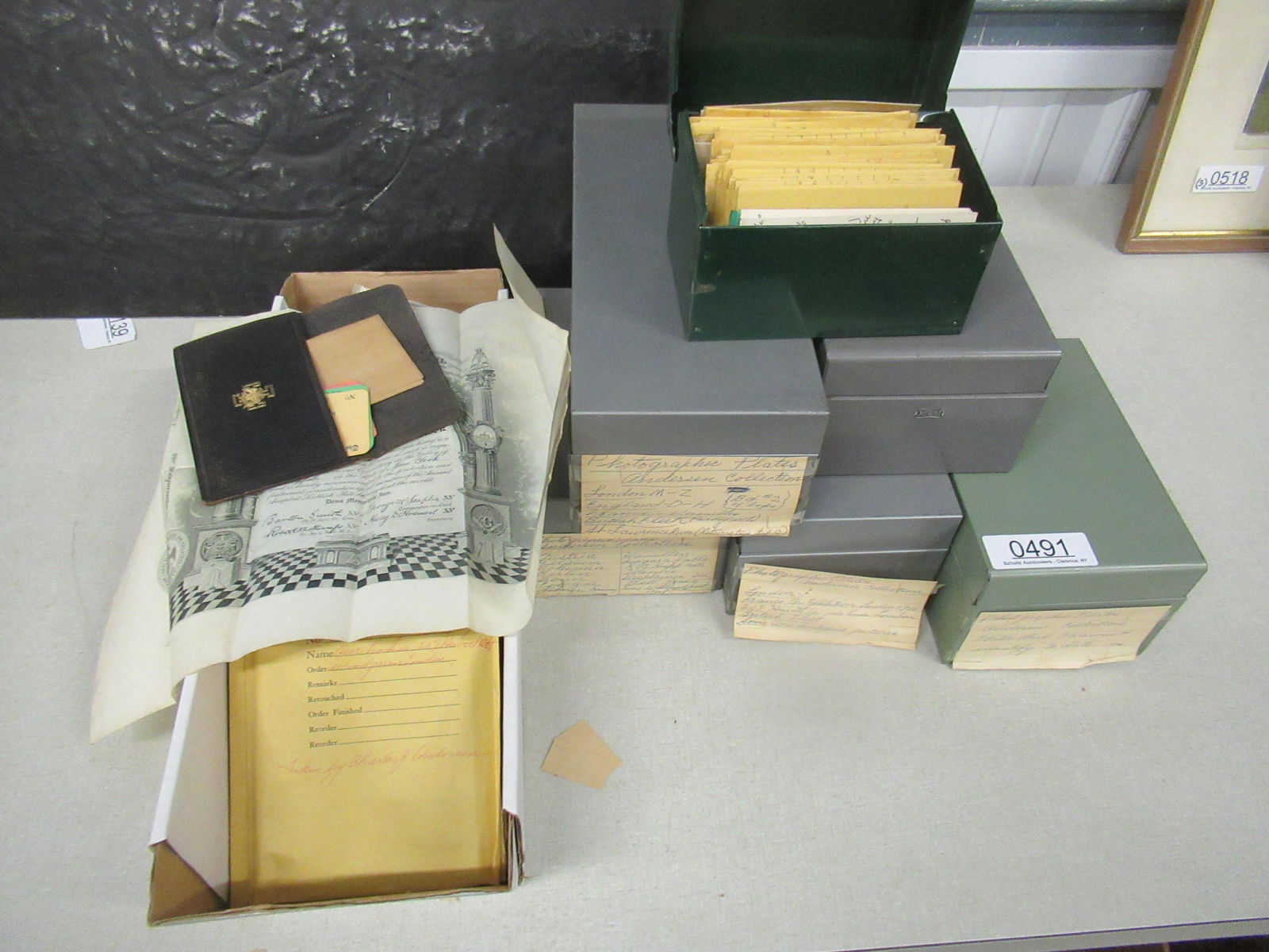 Lot of Early 1900's Photographic Plates: Lot of Early 1900's Photographic Plates (Glass Slides) by Photographer Charles James Anderson