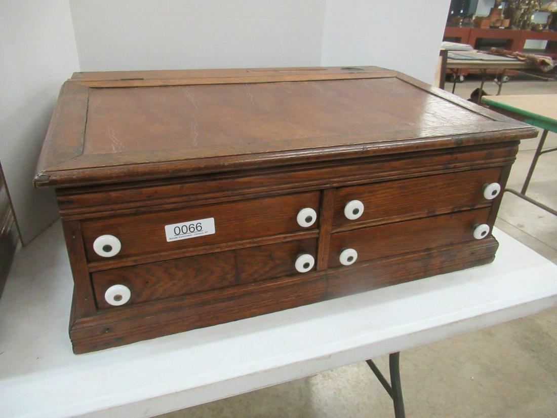 JP Coates Best Six Cord 4 Drawer Spool Cabinet: JP Coates Best Six Cord 4 Drawer Spool Cabinet, Lift Top, Approx. 12" h x 30" w x 21"