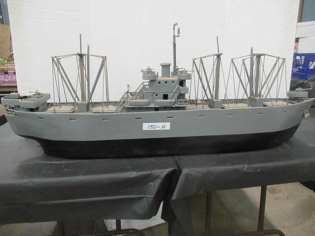 Handmade and Painted Wooden Battleship: Handmade and Painted Wooden Battleship