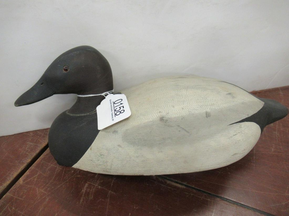 Ken Harris Canvas Back Decoy: Ken Harris Canvas Back Decoy, Approx. 16" x 7" x 7"
