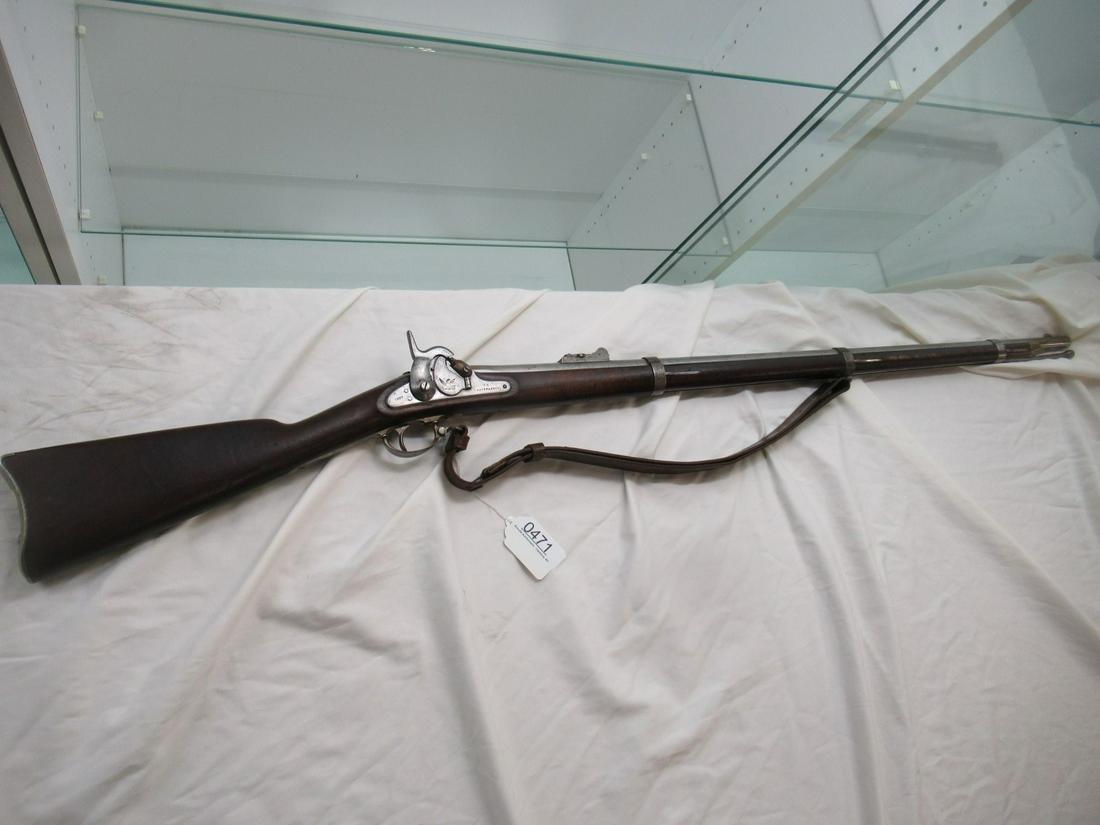 Harpers Ferry Model 1855 58 cal Dated 1857: Harpers Ferry Model 1855 58 cal Dated 1857, Approx. 56" Overall, 40" Barrel