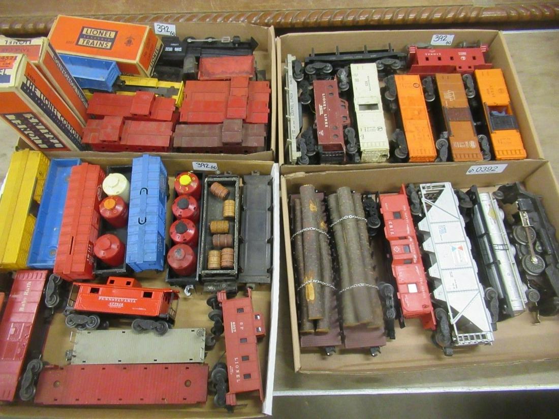4 Box Lot of Lionel Train Cars: 4 Box Lot of Lionel Train Cars incl. Locomotive 2034 and Caboose 6257S