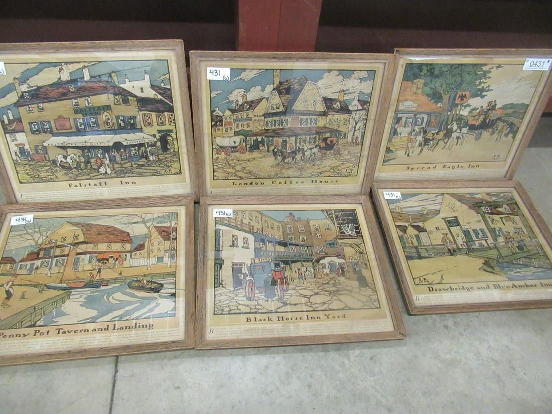 6 Prints 1909 Robert Smith Ale Brewing Co.: 6 Prints 1909 Robert Smith Ale Brewing Company, Approx. 14" x 17"