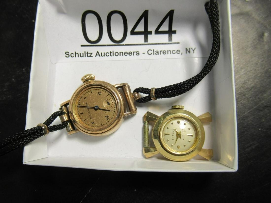 Ladies Rolex Watch Set in 14k and Watch Case: Ladies Rolex Watch Set in 14k Plus a 14k Gold Ladies Watch Case