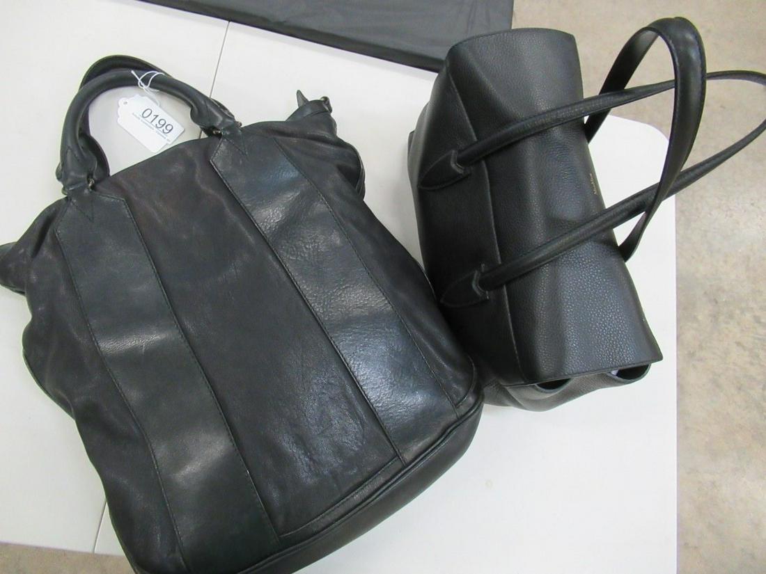 Large Burberry Tote and Max Mara Purse: 2 Leather Bags, Large Burberry Tote and Max Mara Purse
