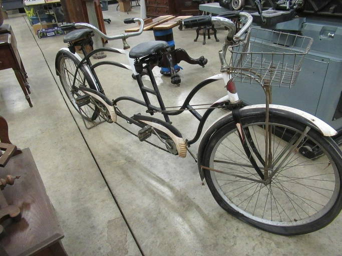Rare Colson Tandem Bicycle W/ Rear Steer