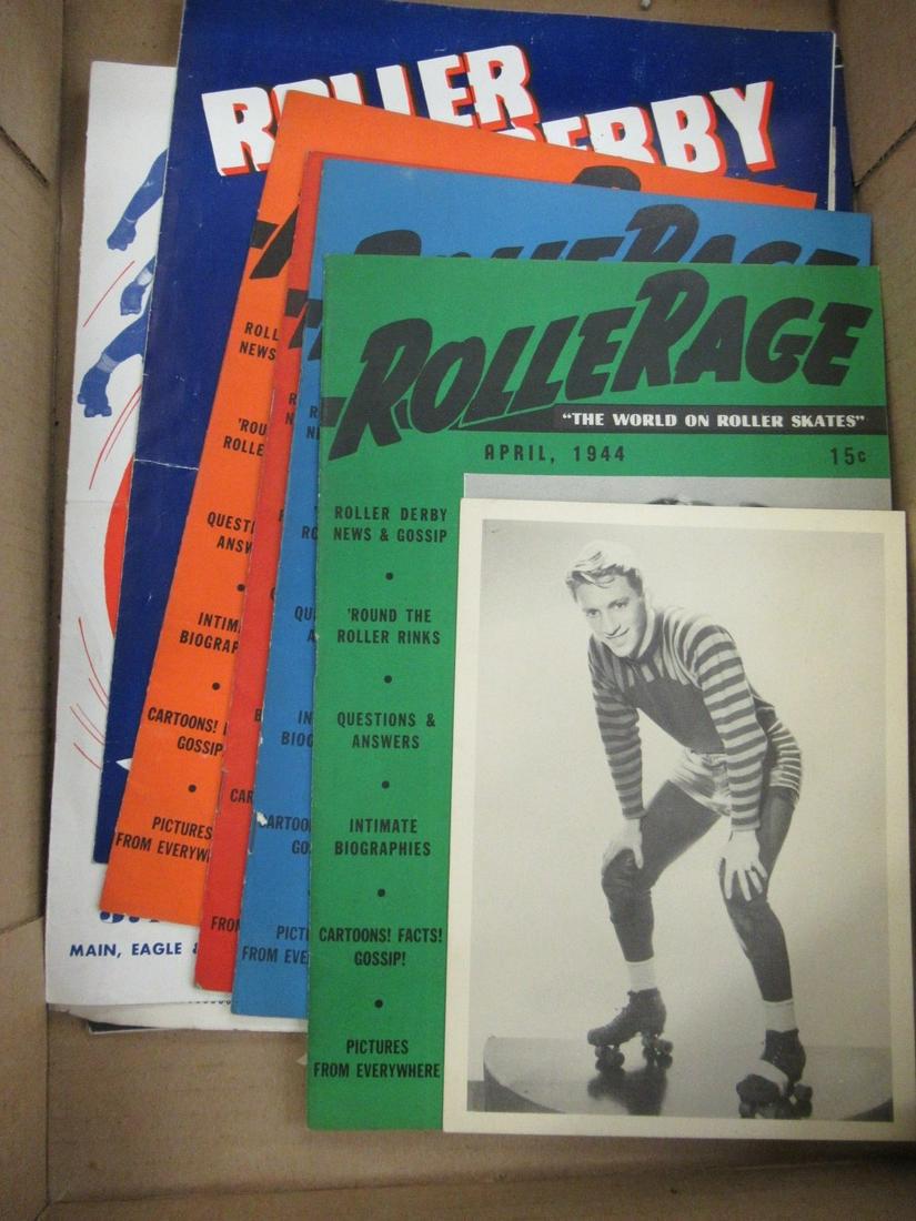 1940's Buffalo Roller Derby Programs & More: 1940's Buffalo Roller Derby Programs, Ice Capades, Memorial Auditorium