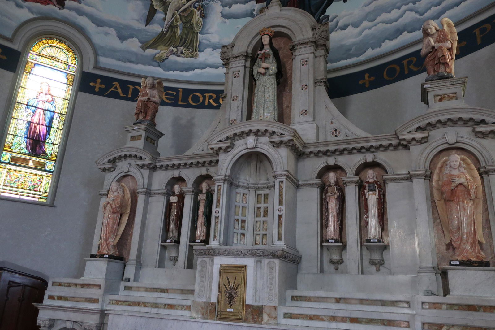 Main Altar Holy Angels Church Multicolor Marble (1 of 5)