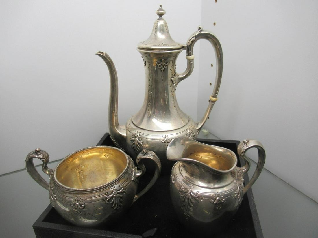 3pcs Sterling Silver Tea Set (1 of 2)