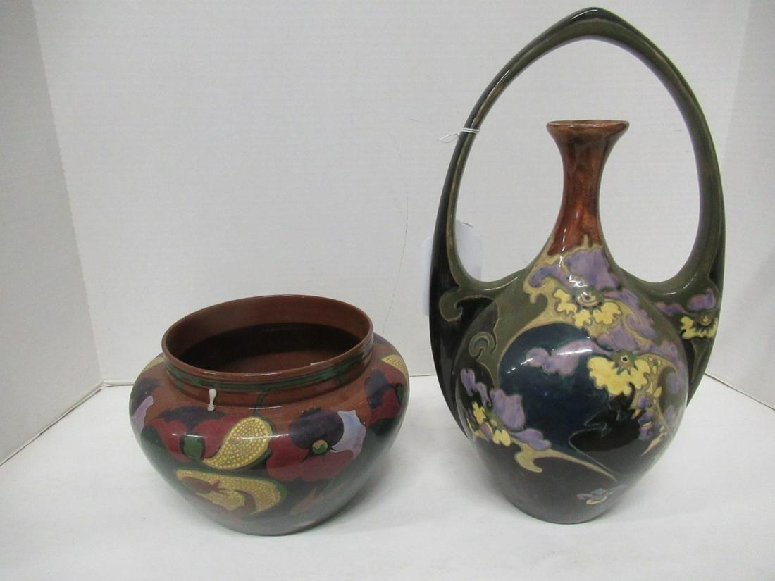 2pcs Pottery Signed Amsterdam + Holland (1 of 3)